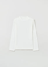 Ovs Pointelle T-Shirt With Mock Neck